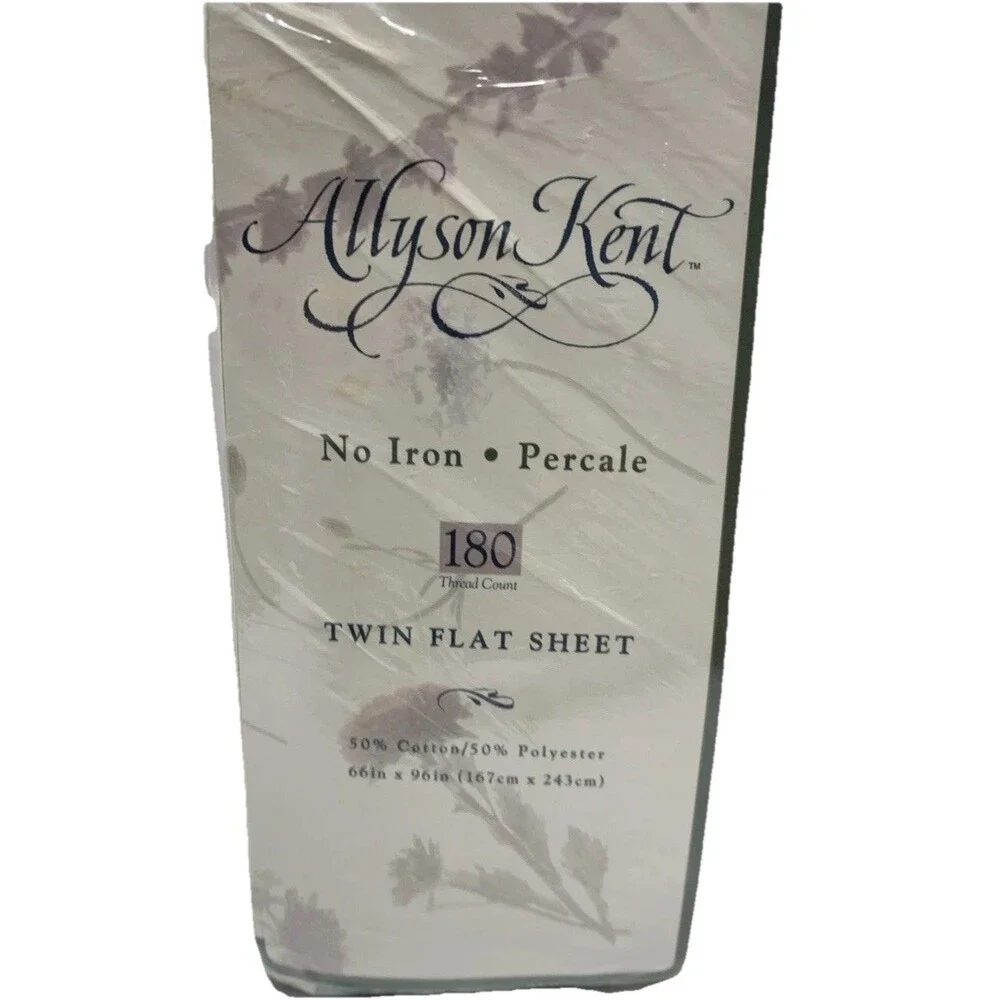 Allyson Kent 1995 Twin Flat Sheet 180 Thread Count Chatham Floral